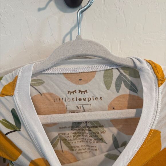 Little Sleepies Clementines Oranges Bamboo Pajamas - Picture 3 of 7